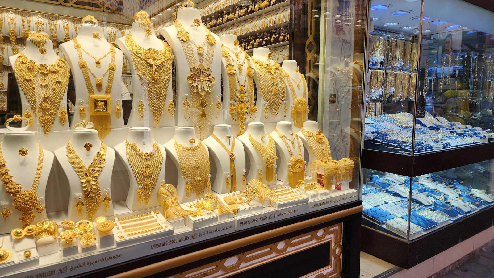 Kingston Jewelry & Coin interior — display of fine jewelry